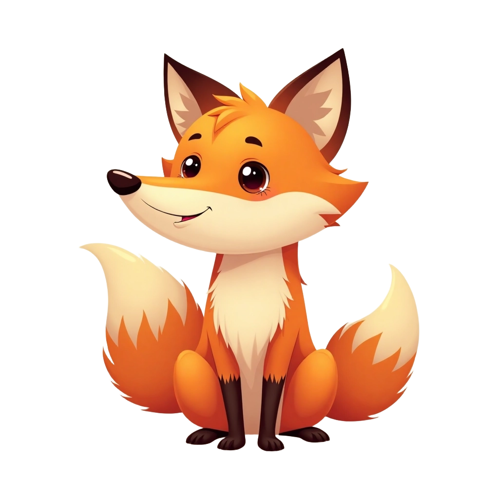 Cute Cartoon Fox